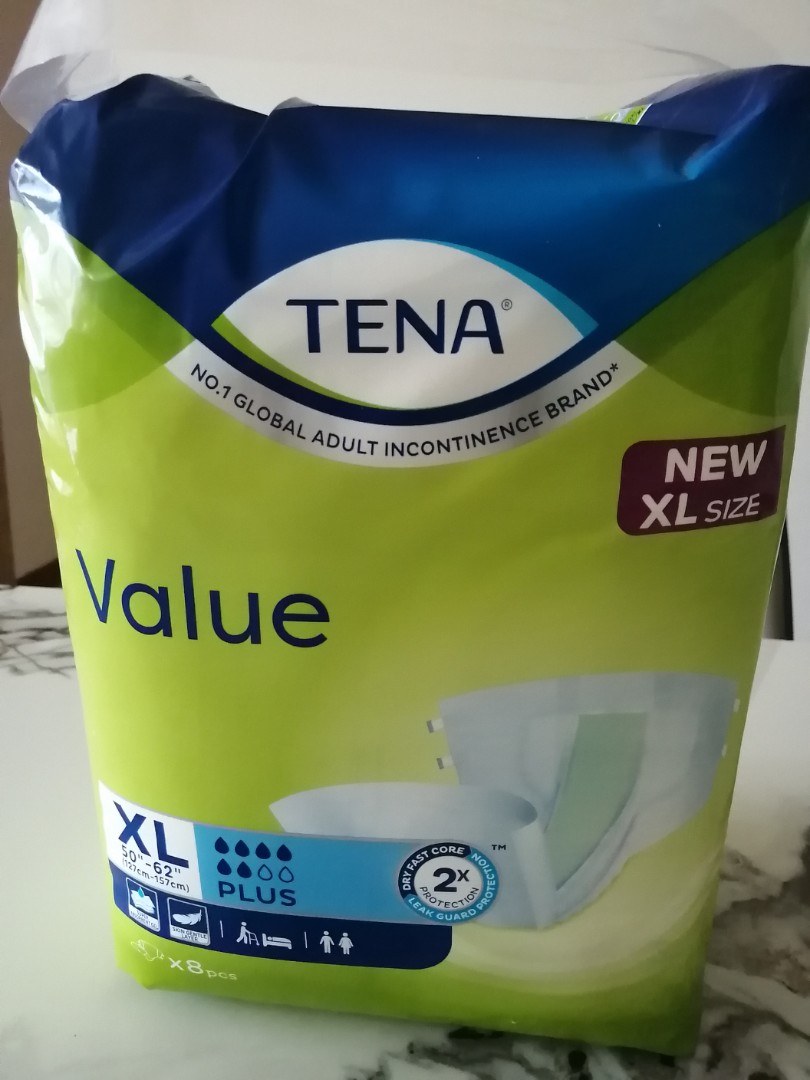 Tena Adult Diapers XL, Beauty & Personal Care, Sanitary Hygiene on ...
