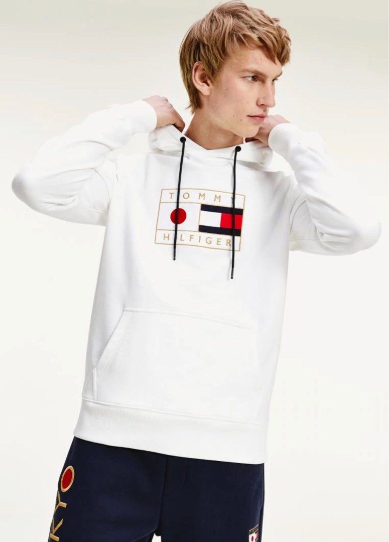 Tommy Hilfiger Japan Tokyo Terry Hoodie, Men's Fashion, Coats, Jackets ...