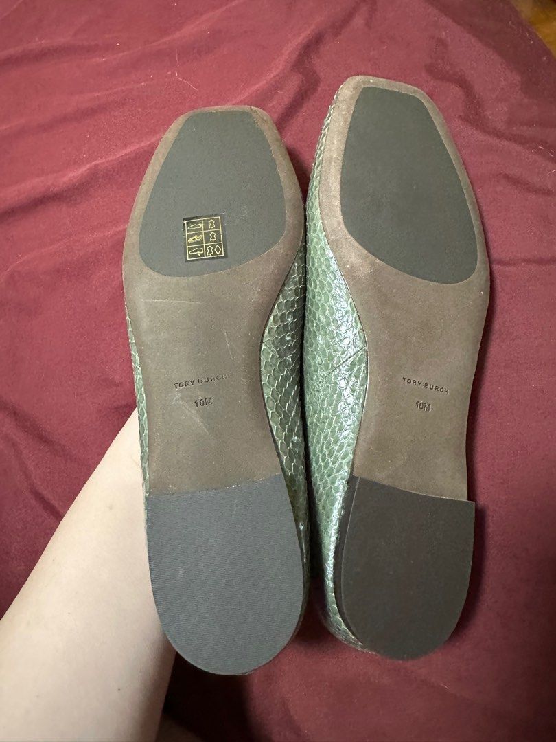 Tory burch flats size 10 sale