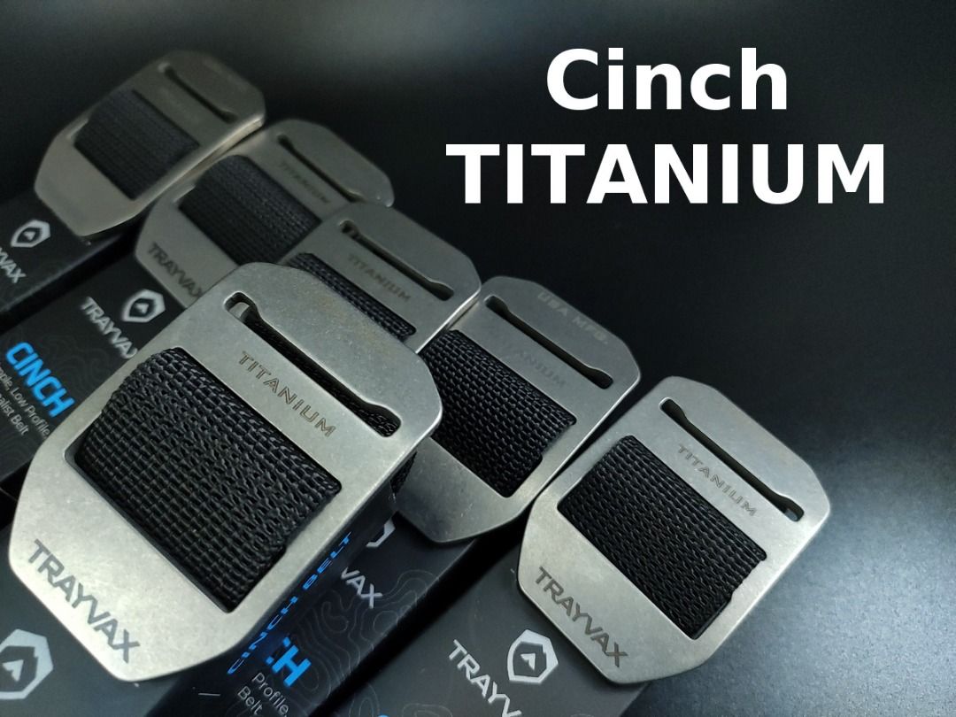 TRAYVAX TITANIUM CINCH BELT Men s Fashion Bags Belt bags Clutches and Pouches on Carousell