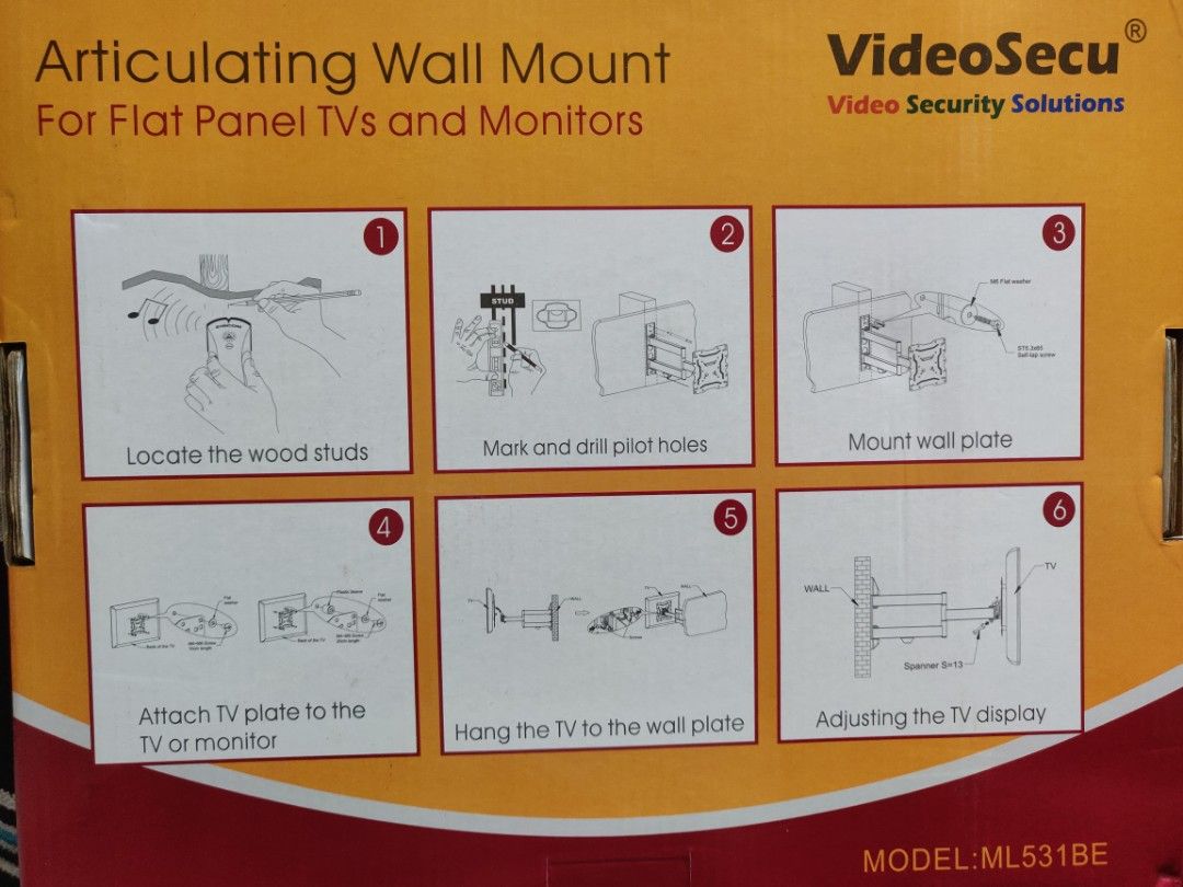 TV Wall Mount, TV & Home Appliances, TV & Entertainment, TV Parts