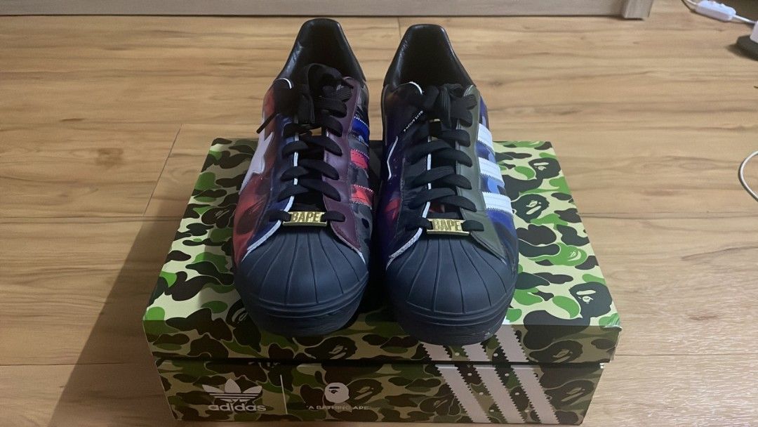 adidas gazelle silver green womens Adidas x Bape Mens Superstar Shoes  Extra Butter