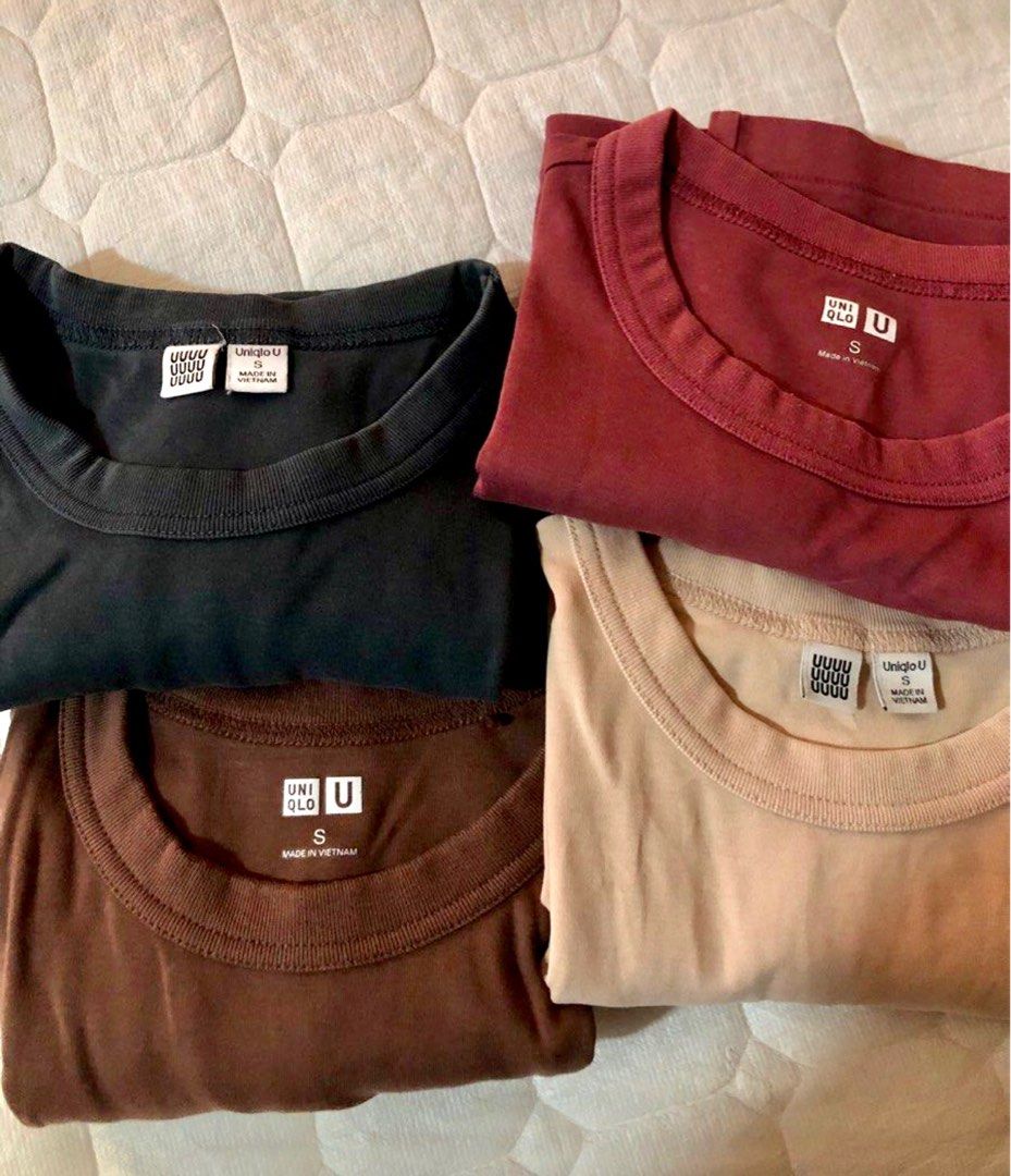 Uniqlo Crew Neck Shirt Bundle (Category: Shirts) located in San Jose. Submitted by justcherry (Listing ID 1208275214, Image 1). Description: Rfs change size🥲.