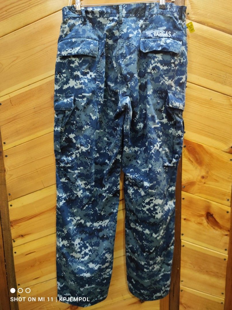 US Navy Digital Camo BDU Camouflage Trousers Cargo Pants Military