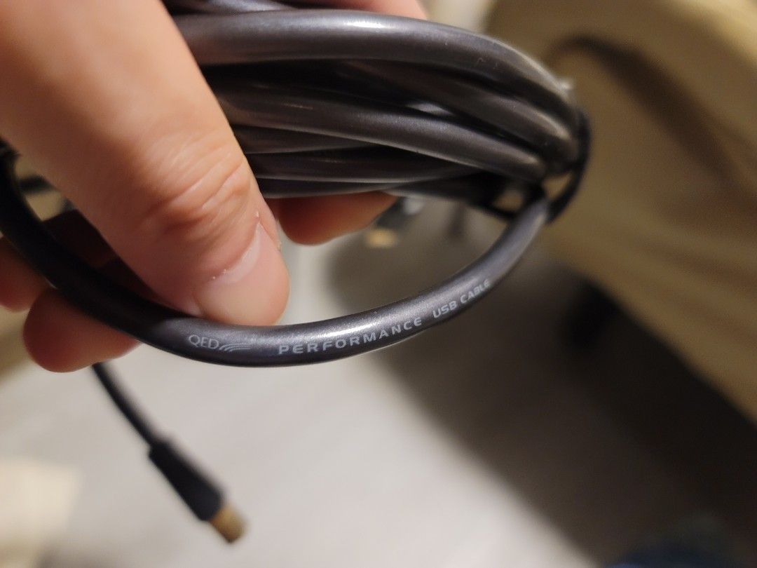 QED Performance USBA to USBB DAC cable 3m Printer , 電腦＆科技, 電腦周邊及配件