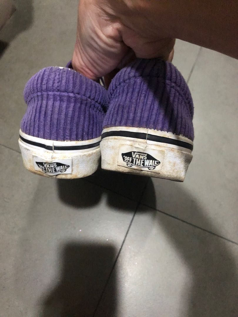 Corduroy best sale purple vans