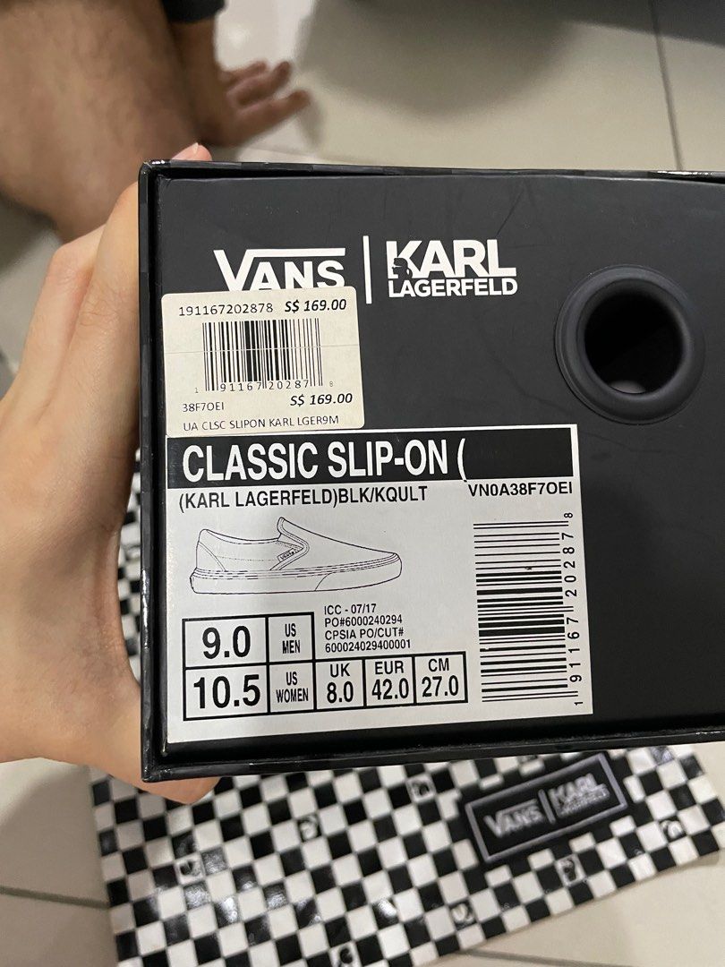 Vans karl sales lagerfeld homme