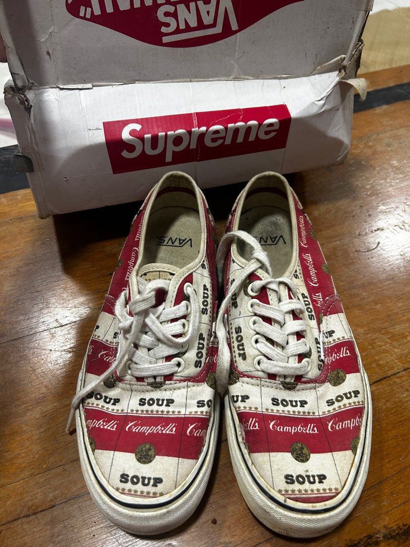 vans x supreme Men s Fashion Footwear Sneakers on Carousell