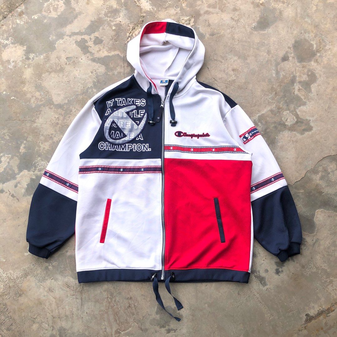 Vintage Champion Products Parka Jacket Windbreaker