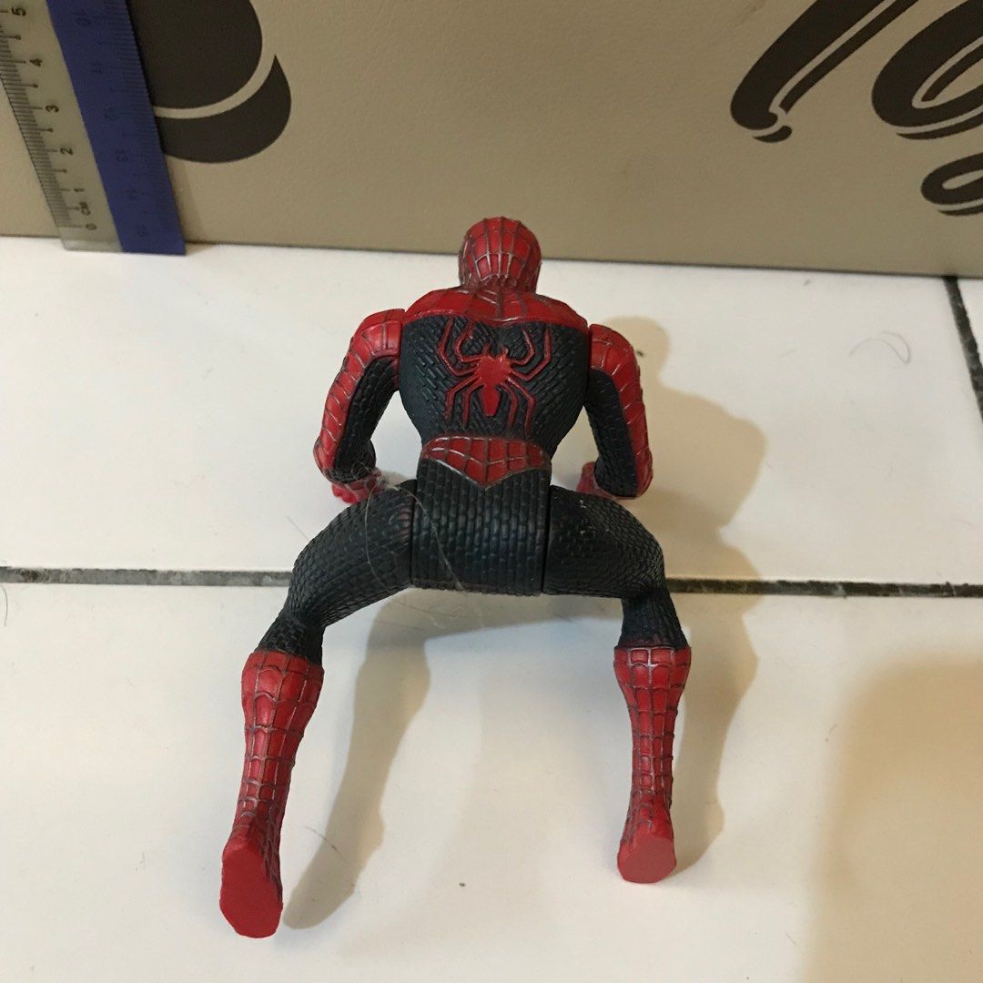 Vintage Spider-Man Figure - Sitting position, Hobbies & Toys, Toys & Games  on Carousell