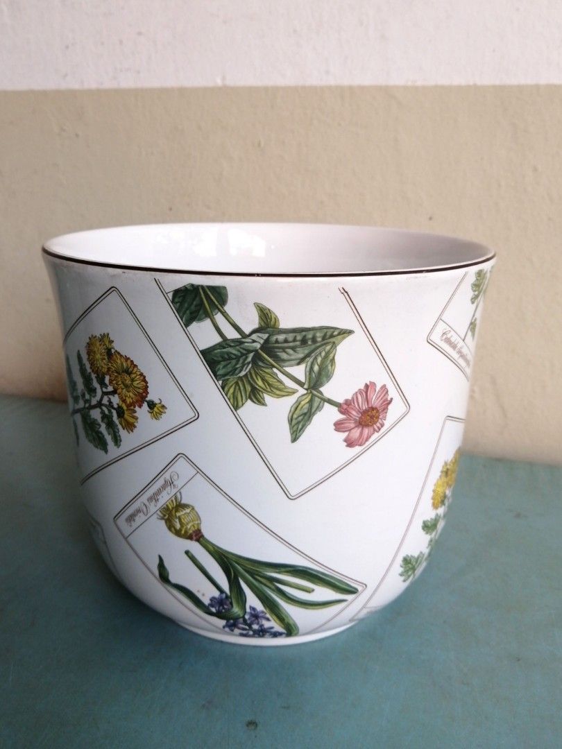 Vintage Tiffany Co Botanical Plant Pot Planter 1996