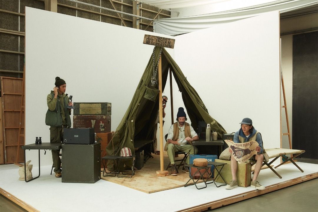 Visvim 22AW Contrary Dept CD Jumbo SB Sweat 3/4 Uneven Olive JKT