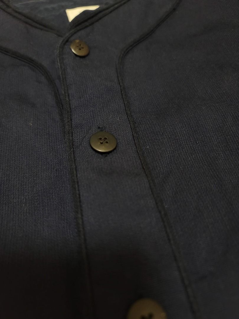 Visvim 22SS Dugout Shirt L/S (W/L PIQUE) Jacket JKT Navy Size 2 S 