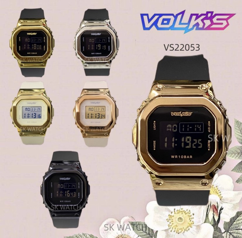 Volk's Watch / Jam Tangan / Unisex Watch / Digital Sports Watch /VS22056,  Men's Fashion, Watches & Accessories, Watches on Carousell