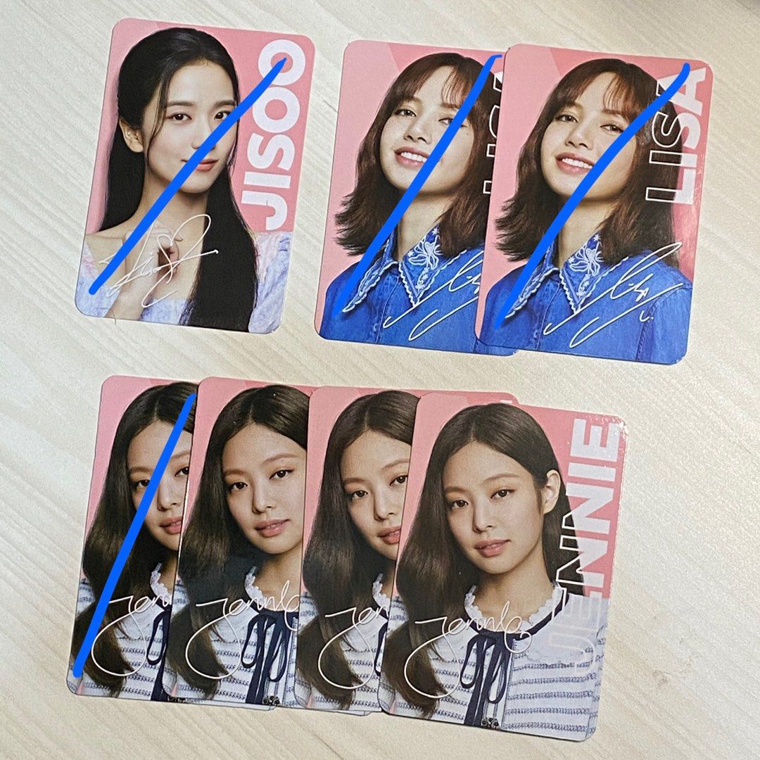 WTS BLACKPINK OREO JENNIE JISOO LISA ROSÉ PHOTOCARD