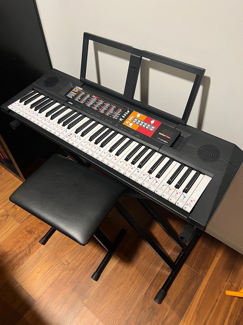Yamaha psr store f51 touch sensitivity