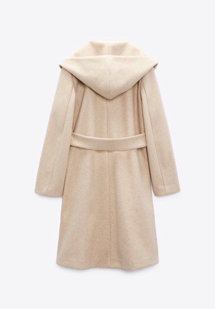 Hooded coat zara hotsell