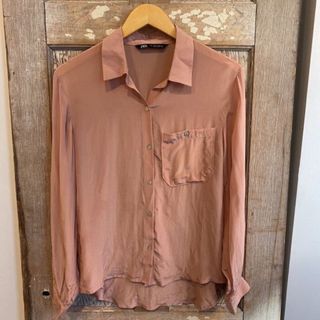 ZARA button down blouse
