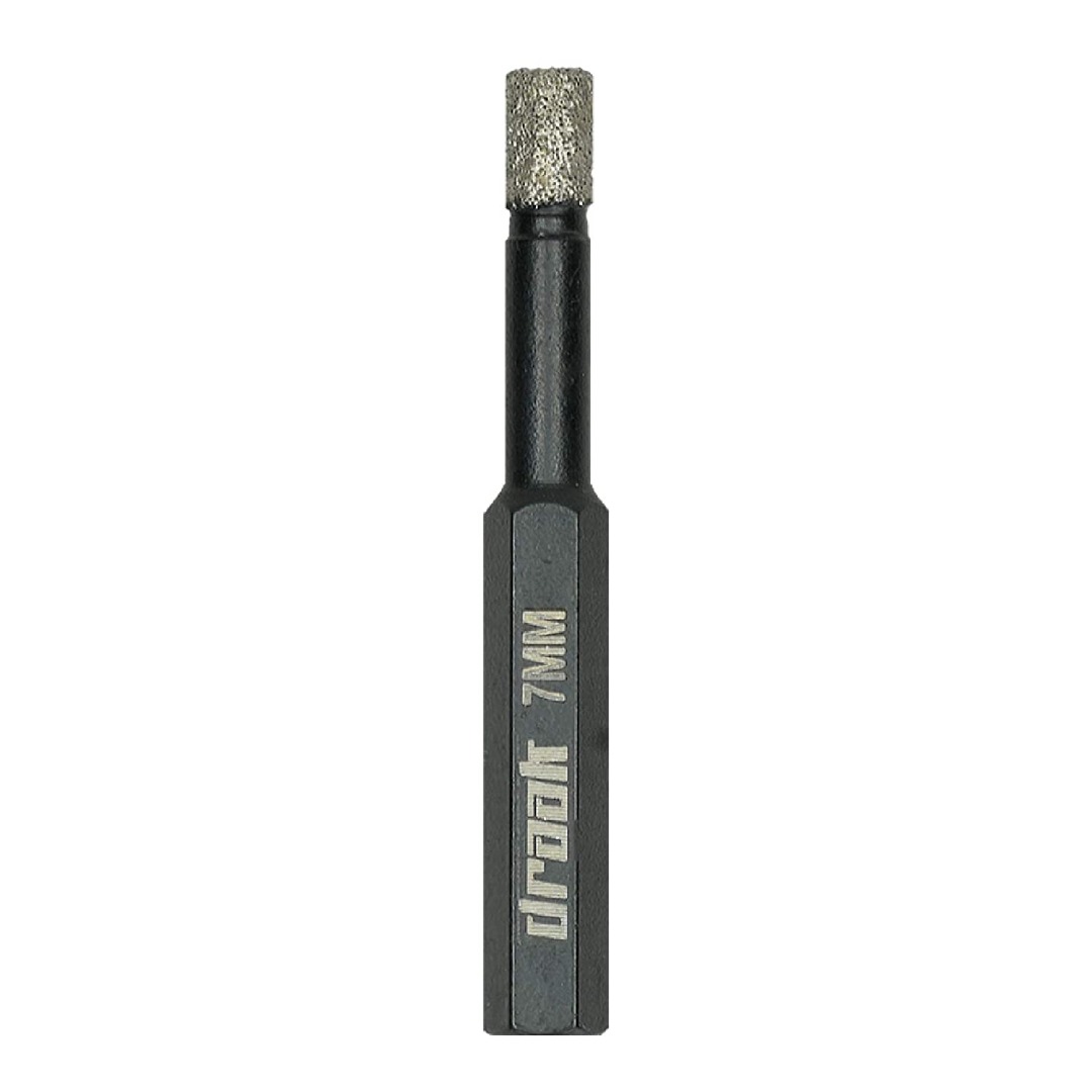 2118) Draak Diamond Dry Drill Bit 7mm Wax Filled for the toughest
