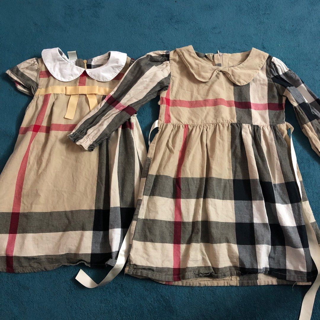 2&4y) Dress combo Burberry Inspired, Babies & Kids, Babies & Kids Fashion  on Carousell