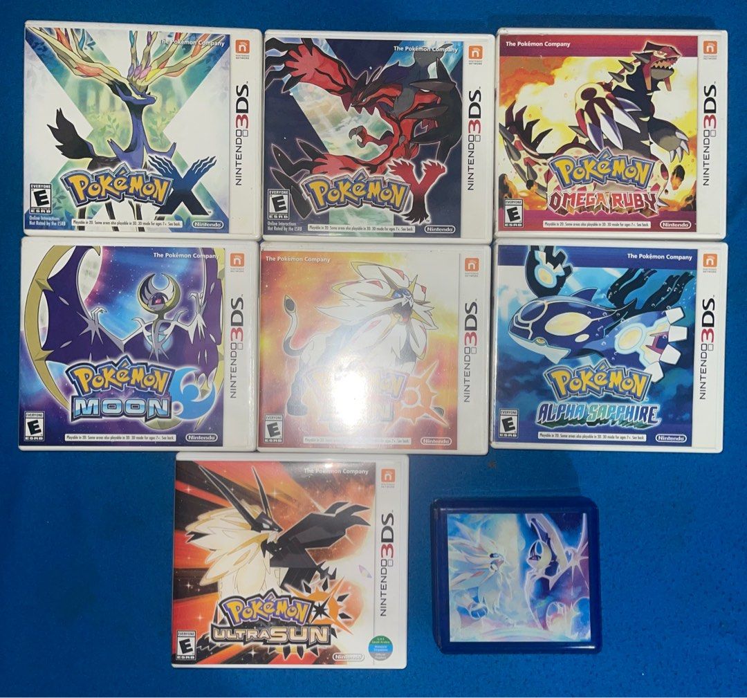 3DS Pokemon games, Video Gaming, Video Games, Nintendo on Carousell
