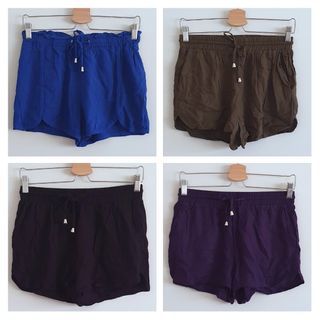 4 x size 8 10 womens VGC Valley Girl NOW Kmart TEMT metal tassle short shorts