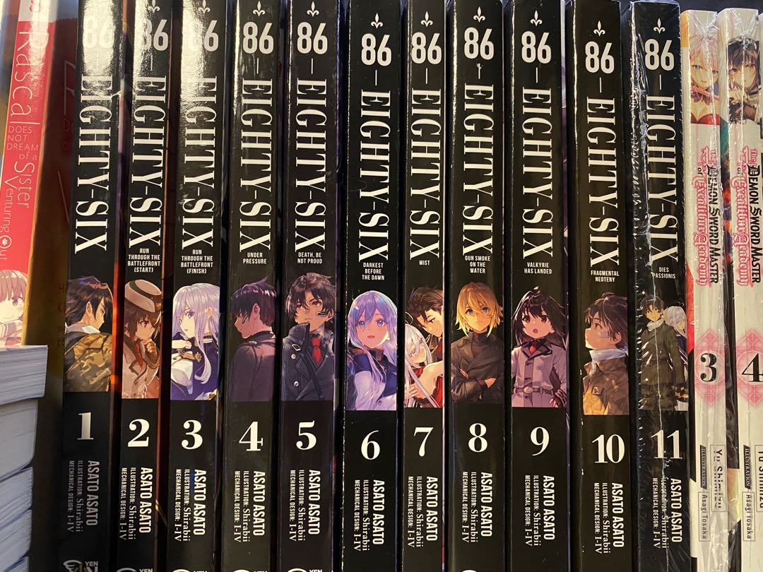 86 (Eighty Six) Light Novels Collection, Hobbies & Toys, Books