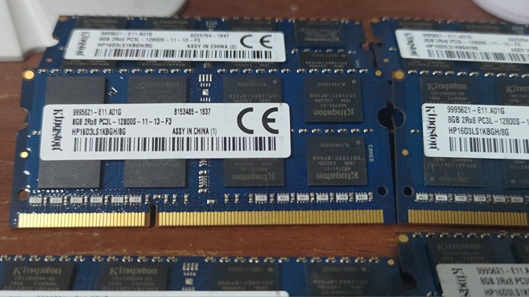8GB DDR3 PC3L Laptop Ram (Category: Memory & SD Cards) located in Makati City. Submitted by john1215cruz (Listing ID 1208634942, Image 2). Description: LAPTOP RAM 8GB DDR3 PC3L 1.35V Low Voltage KINGSTON/SAMSUNG BRAND 950 Pesos Each MAY BAWAS IF 2PCS UP..