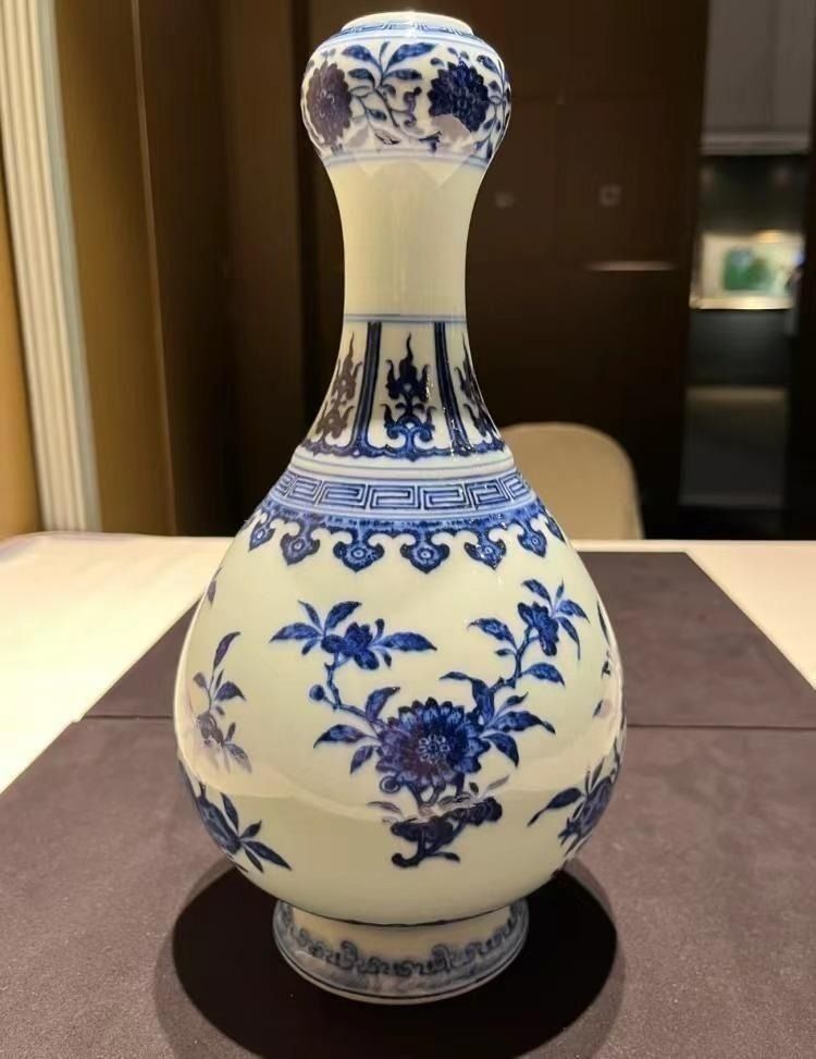 アンティーク 金彩 花瓶 高１８０ｍｍ 骨董品-