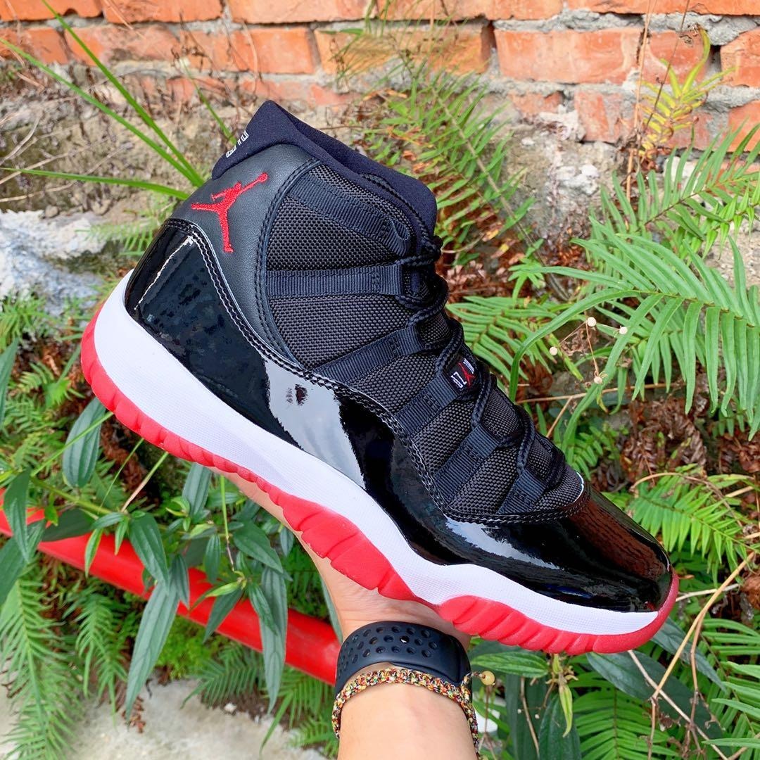 全新 NIKE AIR JORDAN 11 RETRO BRED AJ11 喬丹11代 2019 經典復刻 黑紅配色 US9 27號  378037-061 SNK-M TP0-21 #22換季包
