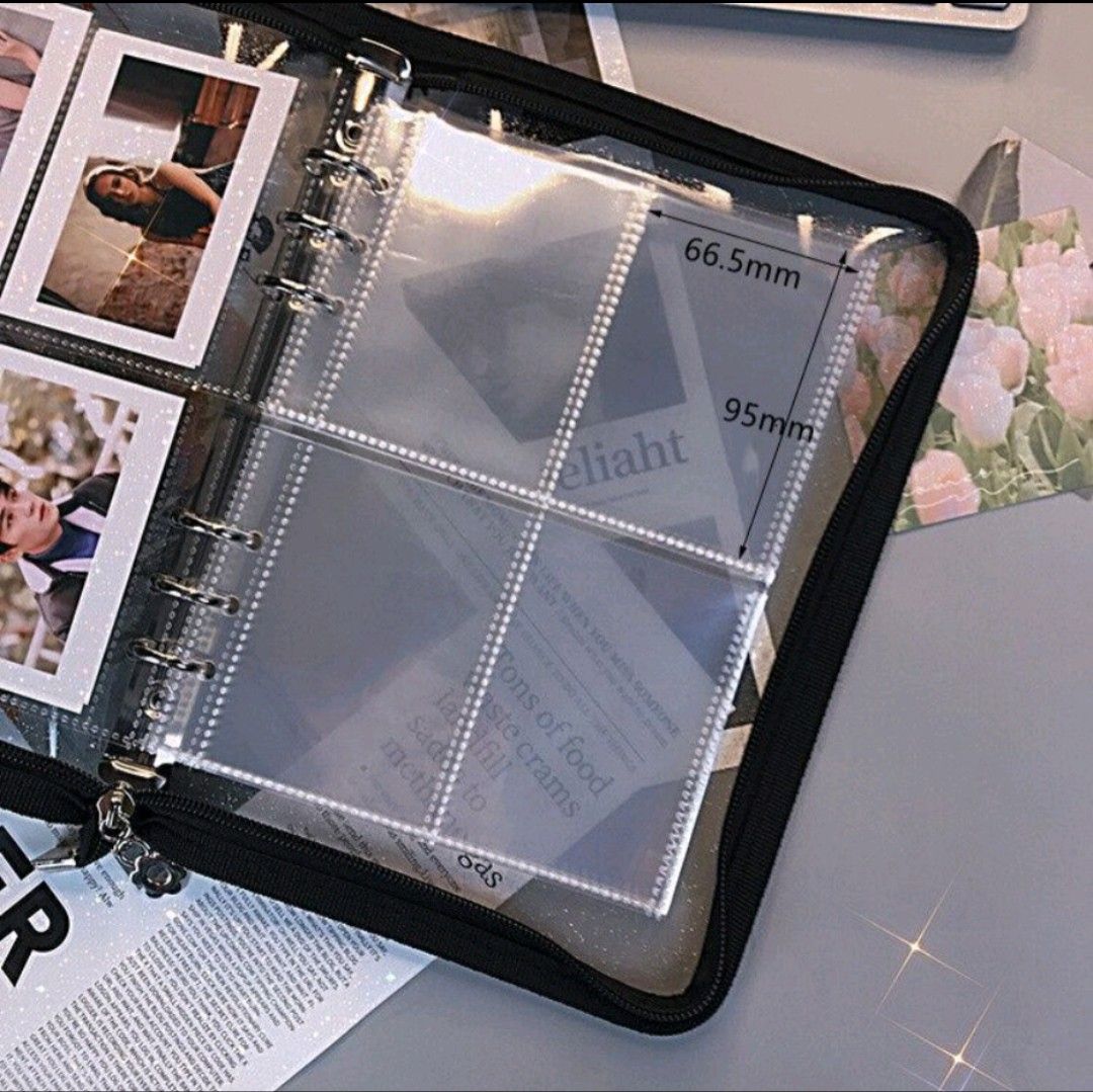 A5 Sleeves Standard Binder Sleeves 4P Transparent Pocket, Hobbies