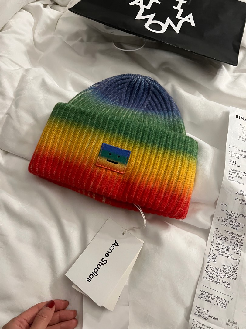 Burberry 2025 rainbow beanie