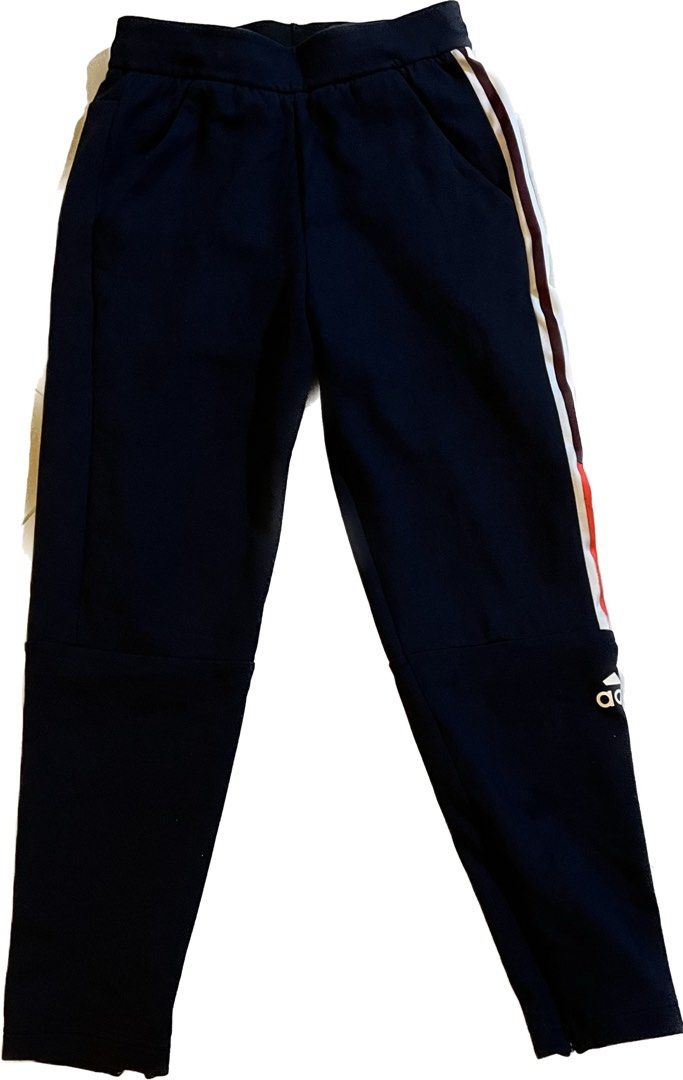 Adidas originals three stripe track pant in blue best sale