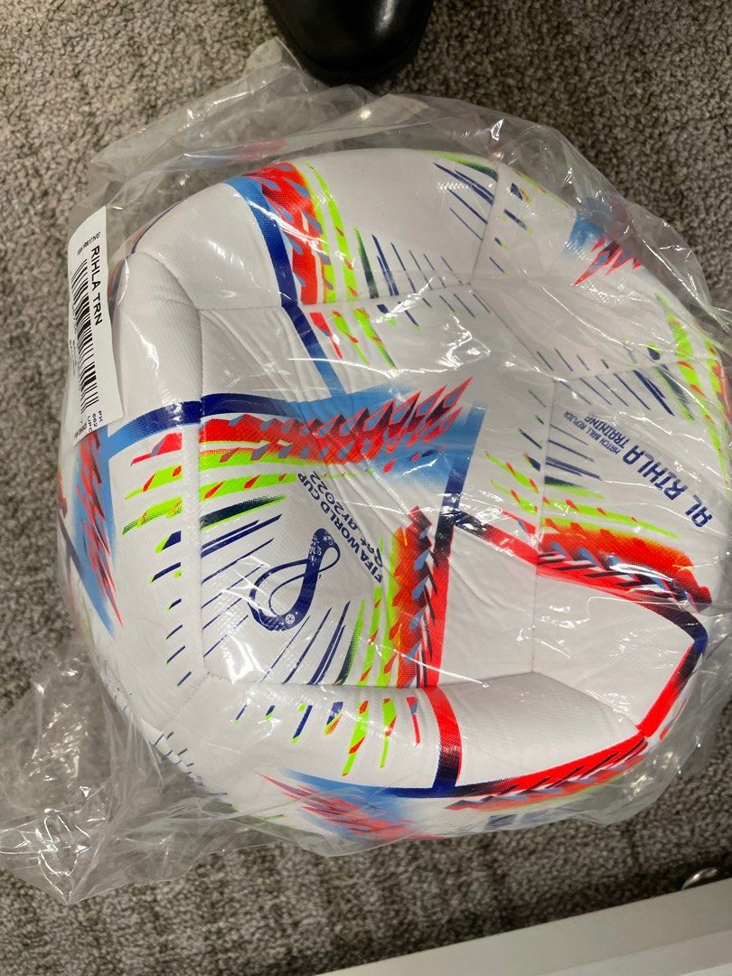 Adidas Al Rihla World Cup replica ball, Sports Equipment, Sports \u0026 Games,  Racket \u0026 Ball Sports on Carousell