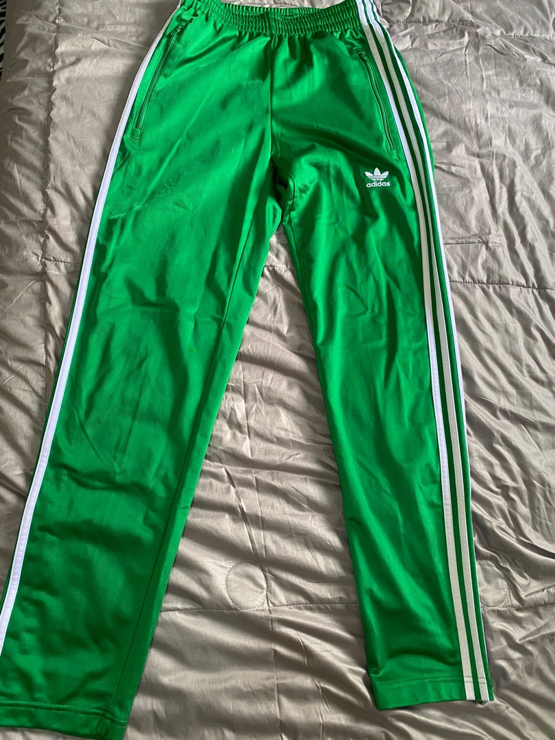 Adidas Green Track Men's Joggers on Carousell