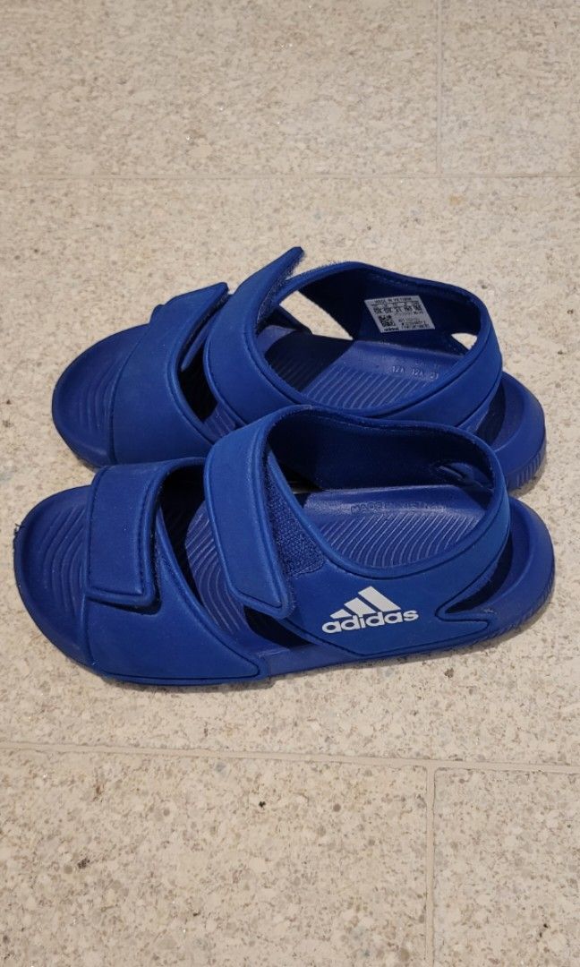 Adidas sandals size 12 Babies Kids Babies Kids Fashion on Carousell