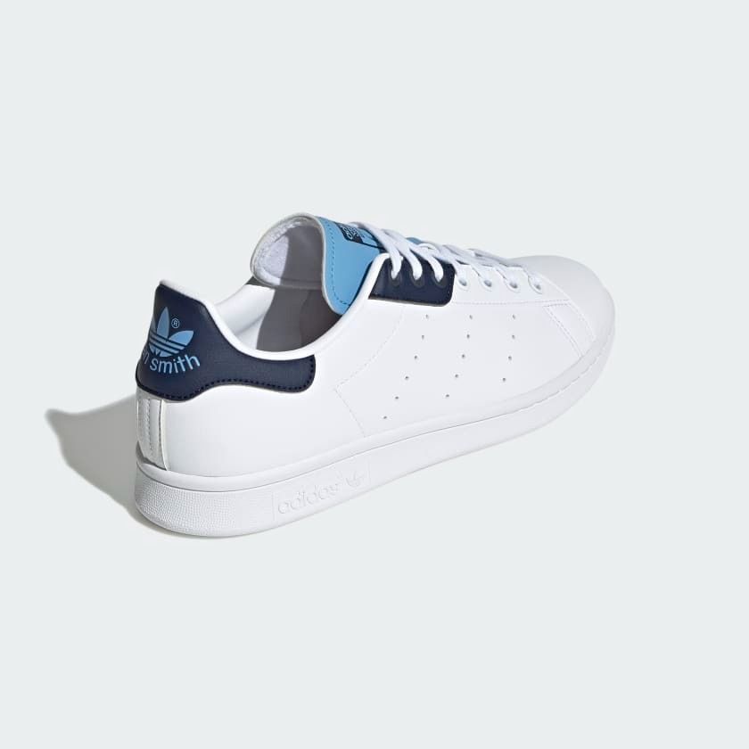 Adidas white and navy stan smith best sale