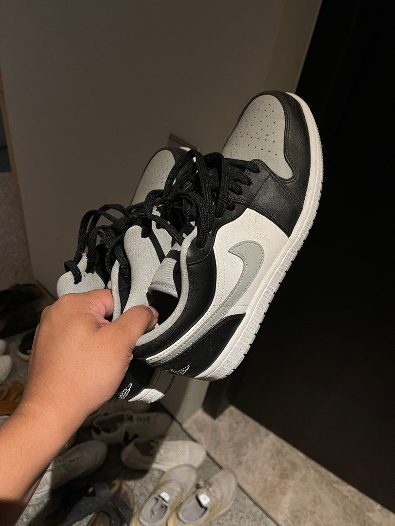 jordans shoes grey and white