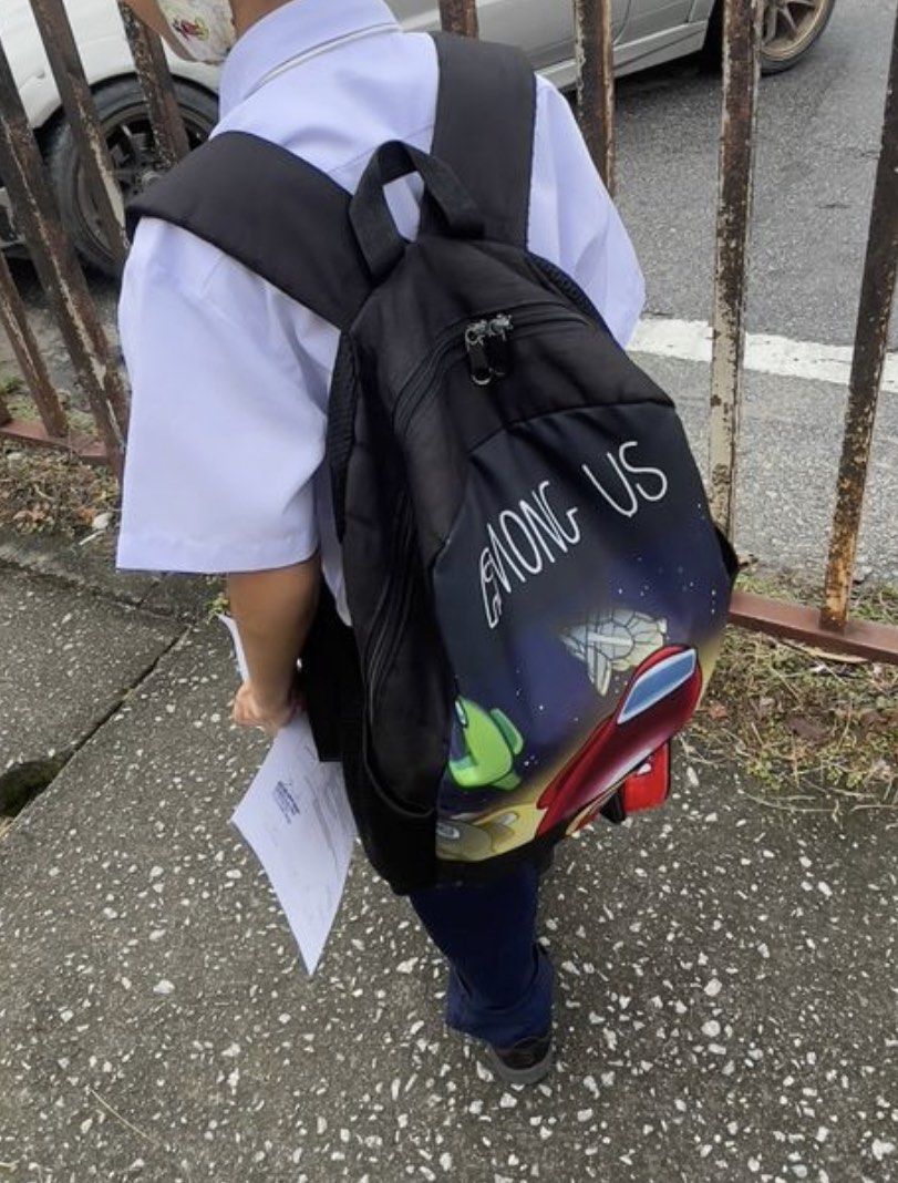 Among us backpack beg sekolah sling bag dan tumbler bag RM20