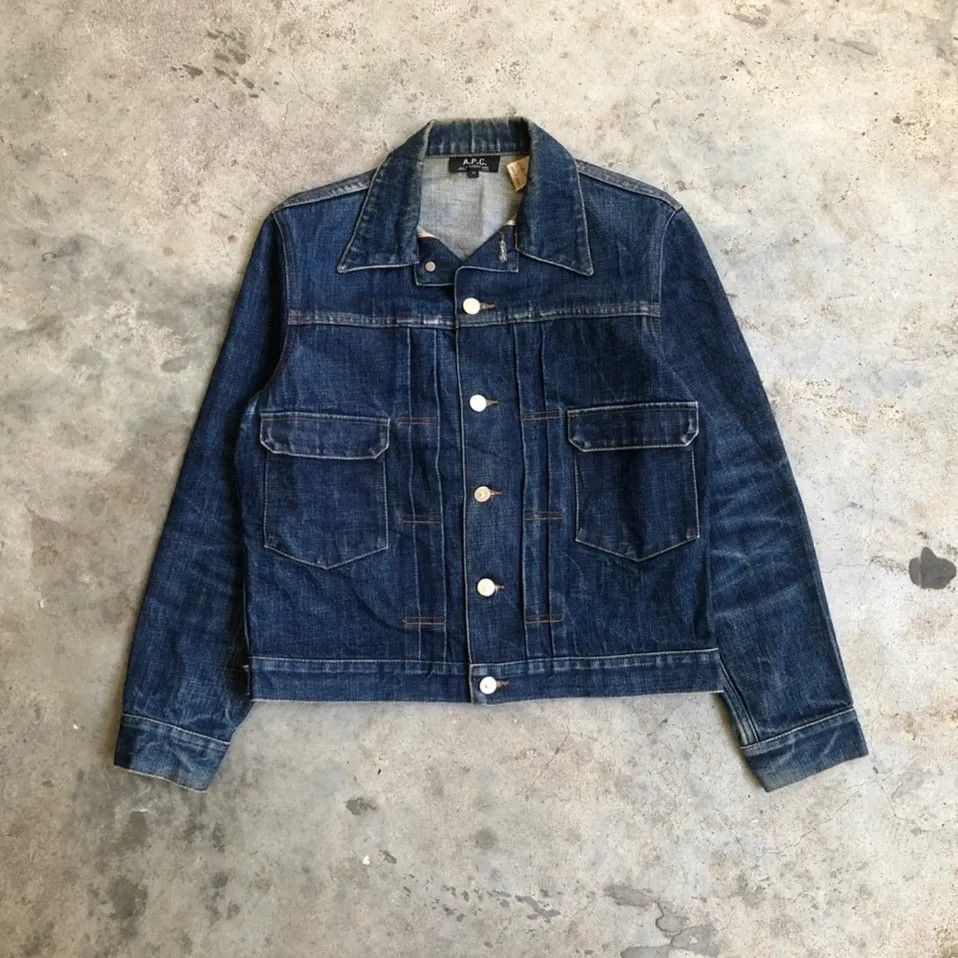 Apc selvedge denim sale jacket