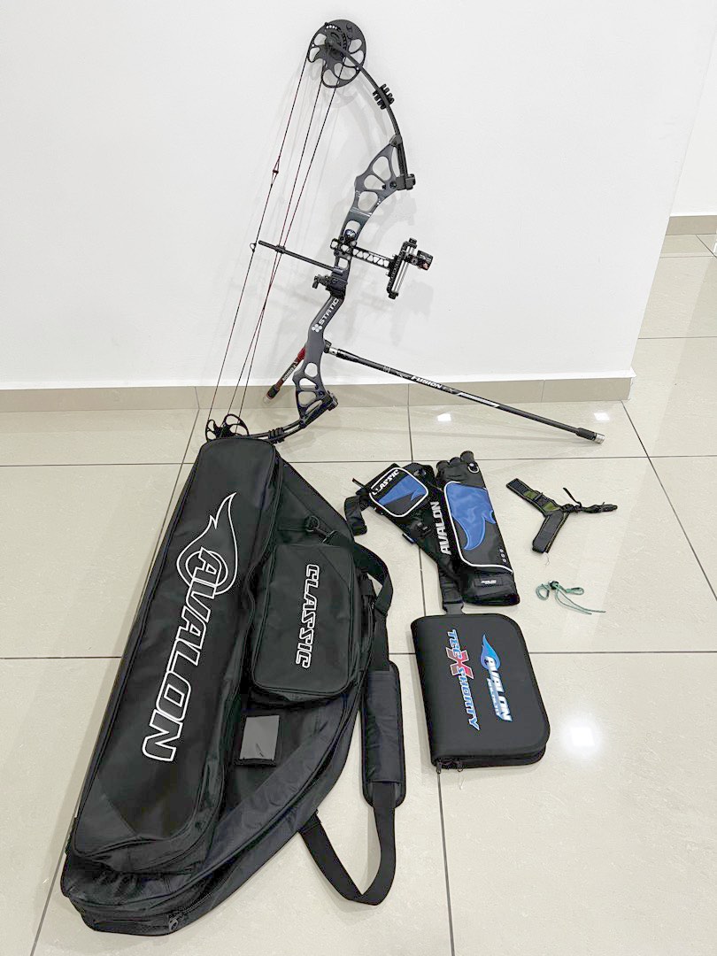 Archery Combo Set! Compound Bow Static USA, Sports Equipment