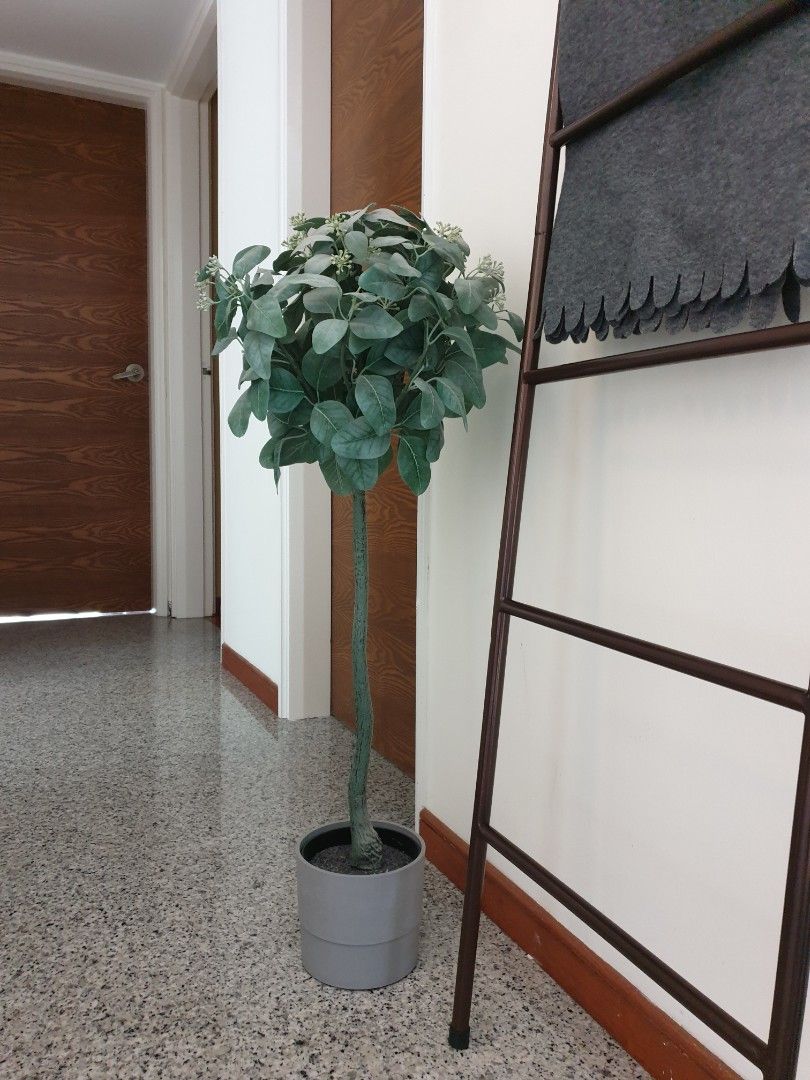 Artificial Plant With Pot ( IKEA ), Furniture & Home Living, Home Decor