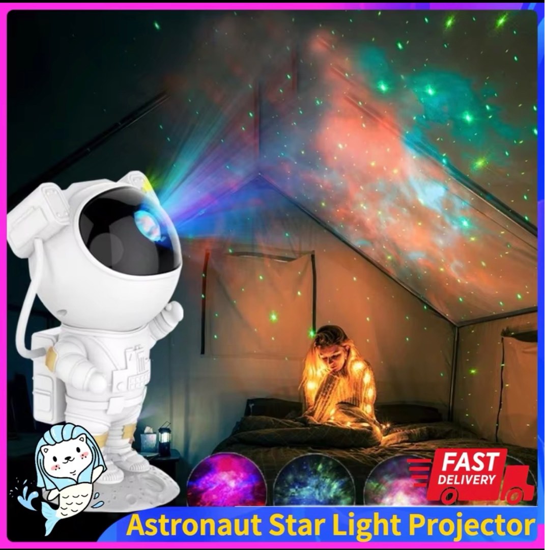 Astronaut Starry Sky Projector, Everything Else on Carousell