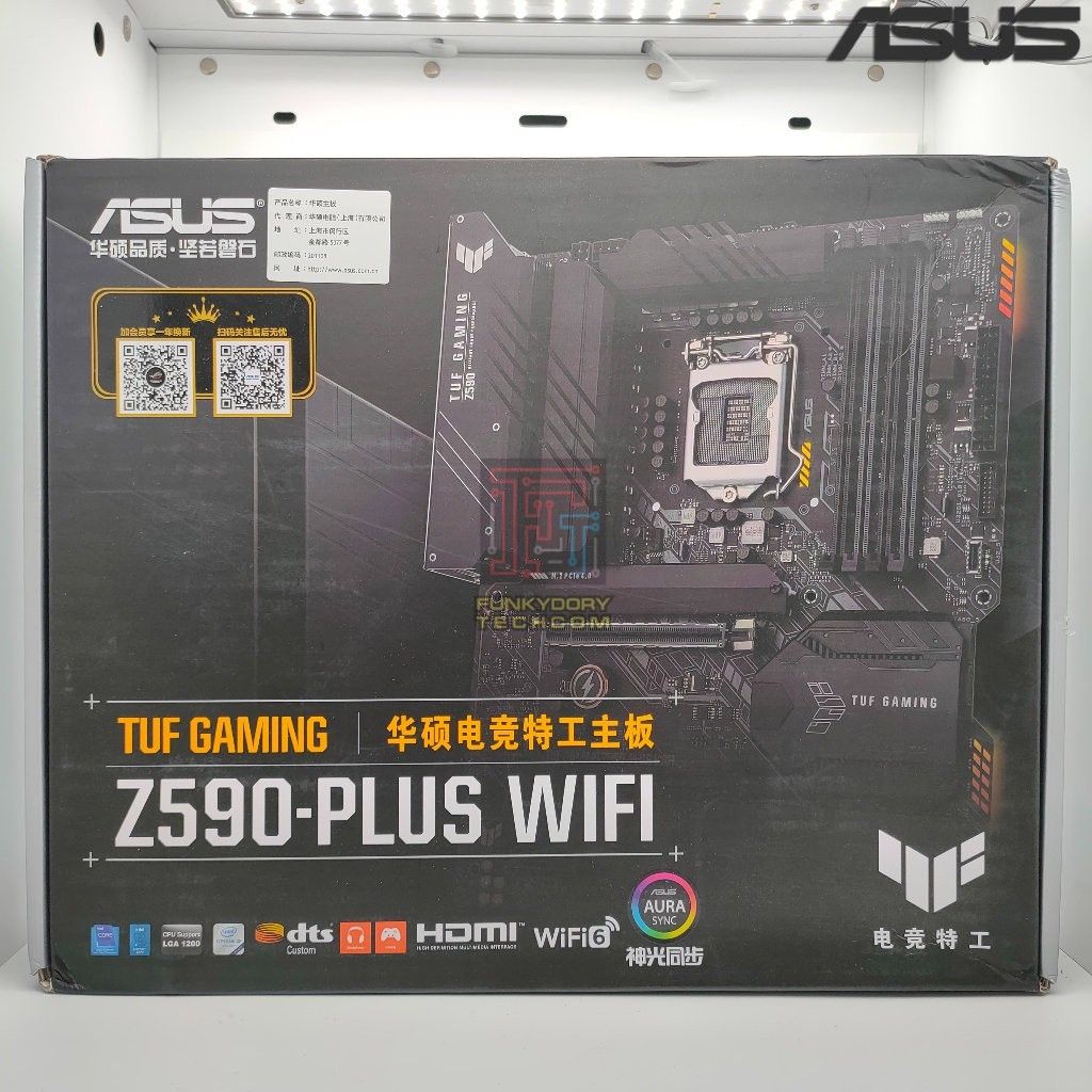 Asus TUF GAMING Z590PLUS WIFI ATX LGA1200(10/11th Gen) Motherboard