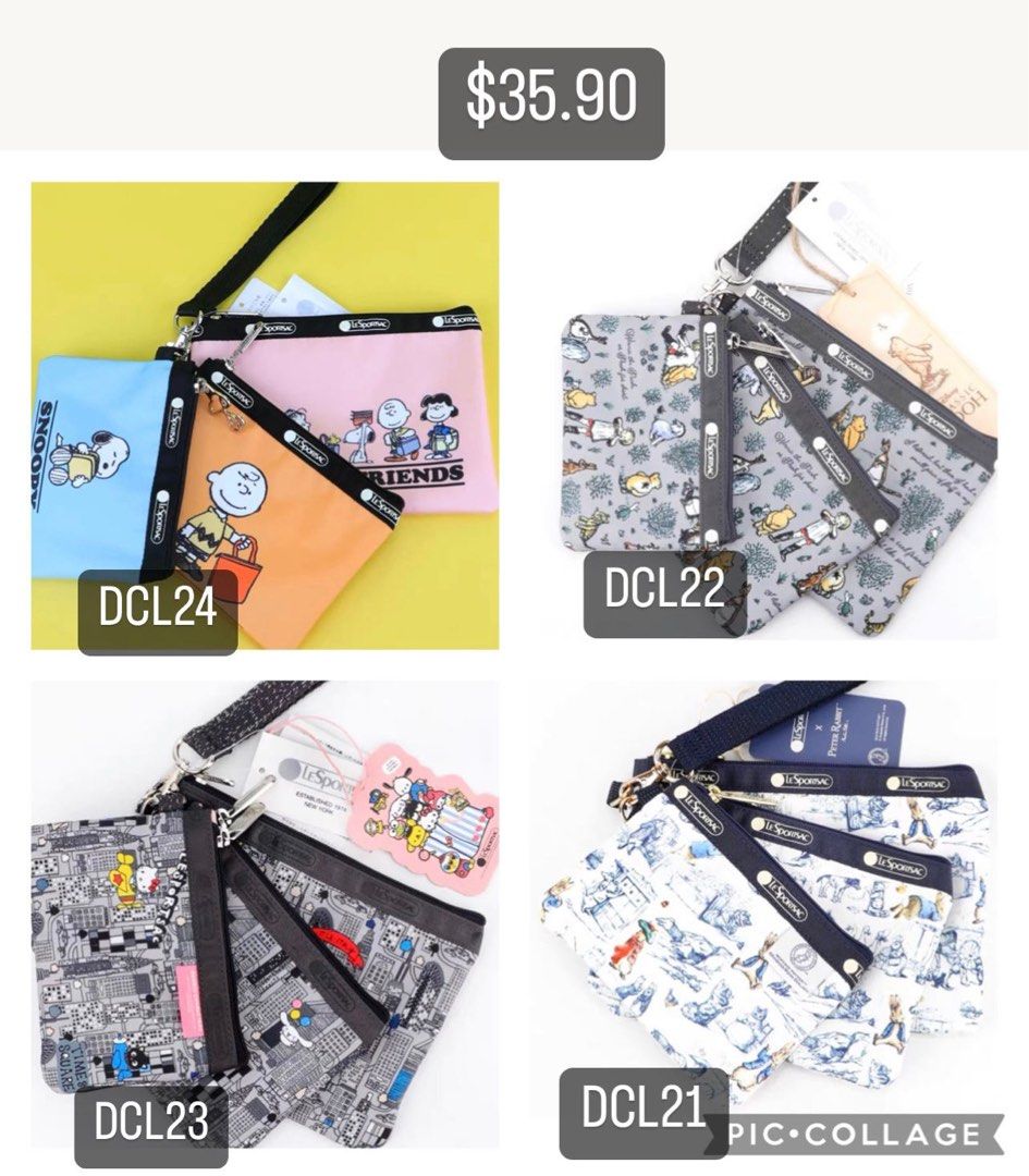 Authentic Lesportsac 3 in 1 wristlets, Women's Fashion, Bags & Wallets