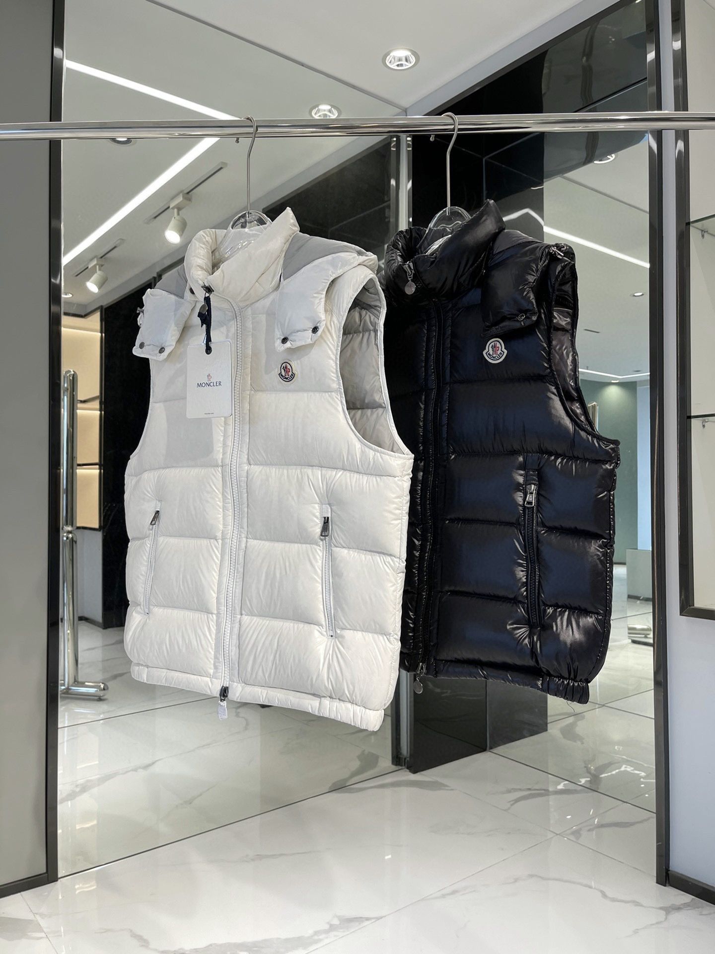 Authentic Moncler Maya Classic Hooded Vest Luxury Apparel on Carousell