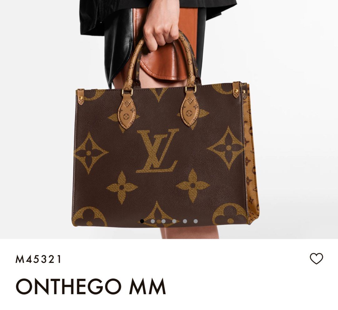 LV ONTHEGO PM, Luxury, Bags & Wallets on Carousell