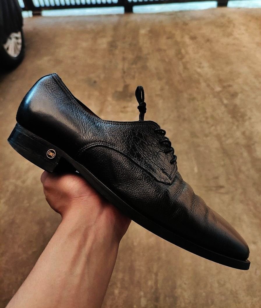 BALENCIAGA Black Oxford Shoes