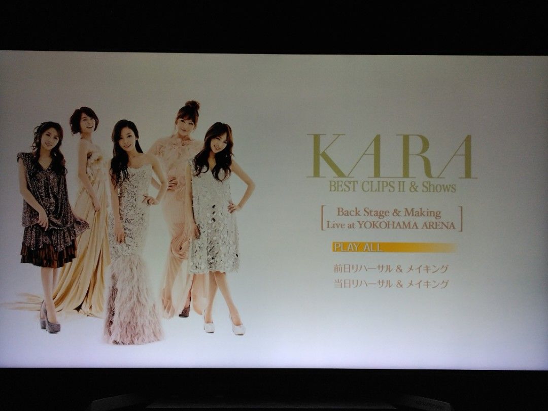 日本版BD KARA BEST CLIPS Ⅱ & Shows Blu-ray 2枚組2011横浜演唱會及