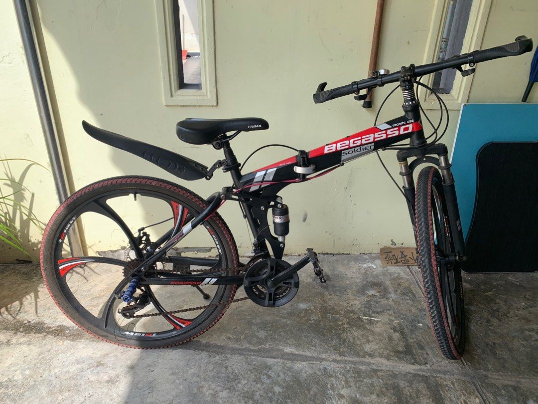 Begasso foldable bicycle 26 inch, Sports Equipment, Bicycles & Parts ...